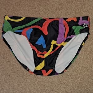 Colorful Abstract Bikini Top